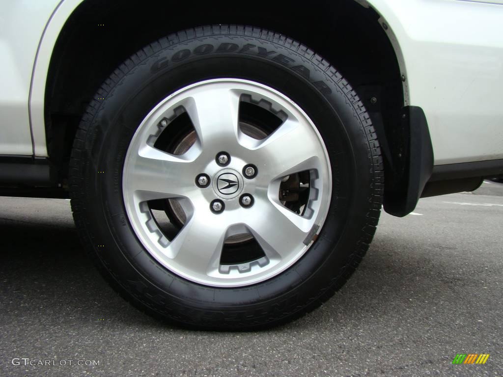 2004 MDX  - Aspen White Pearl / Saddle photo #6