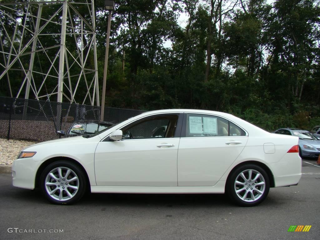 2006 TSX Sedan - Premium White Pearl / Parchment photo #3