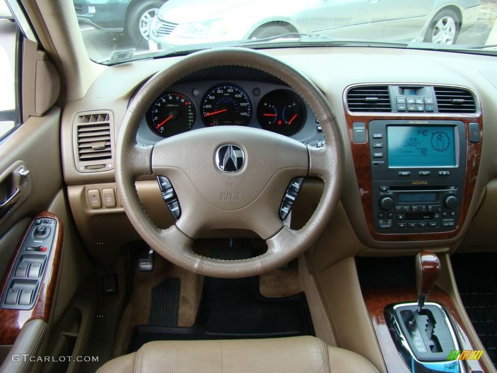 2004 MDX  - Aspen White Pearl / Saddle photo #11