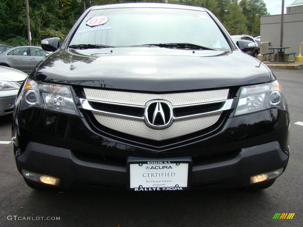 2007 MDX Technology - Formal Black Pearl / Bordeaux photo #2