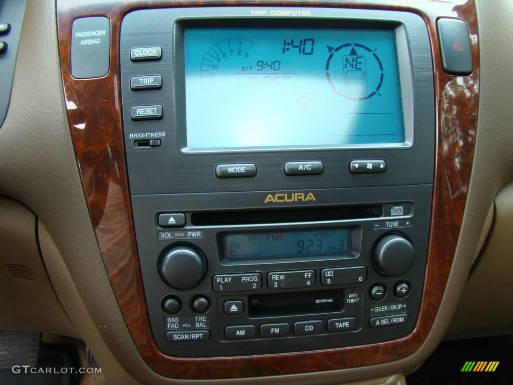 2004 MDX  - Aspen White Pearl / Saddle photo #13