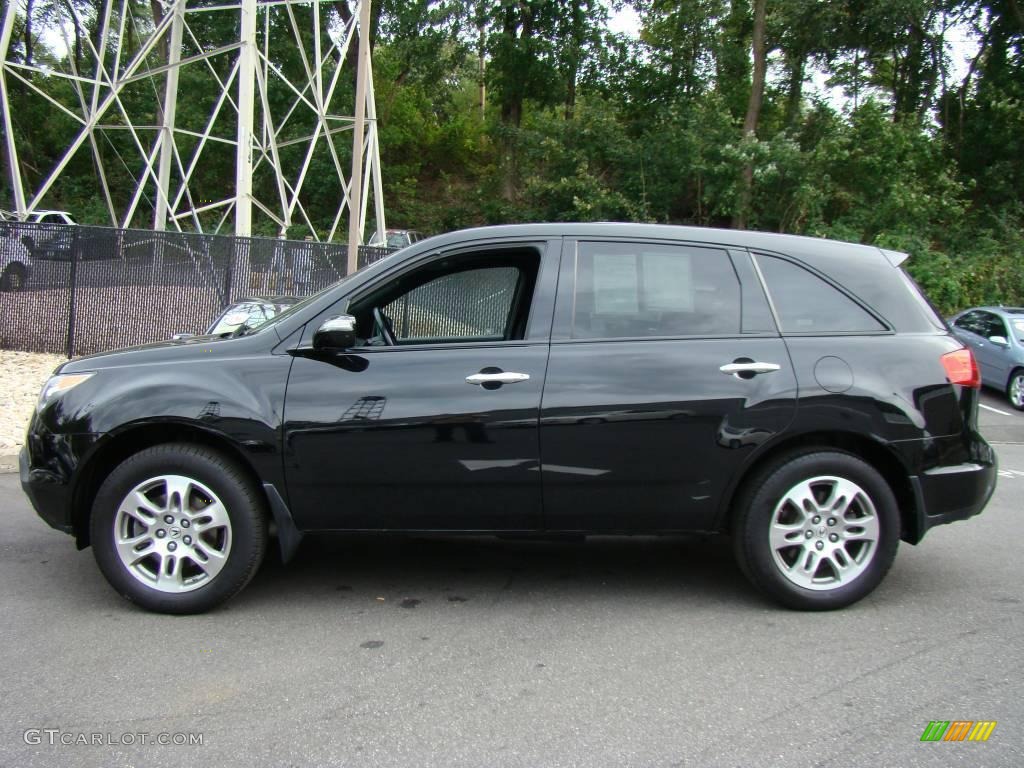 2007 MDX Technology - Formal Black Pearl / Bordeaux photo #3