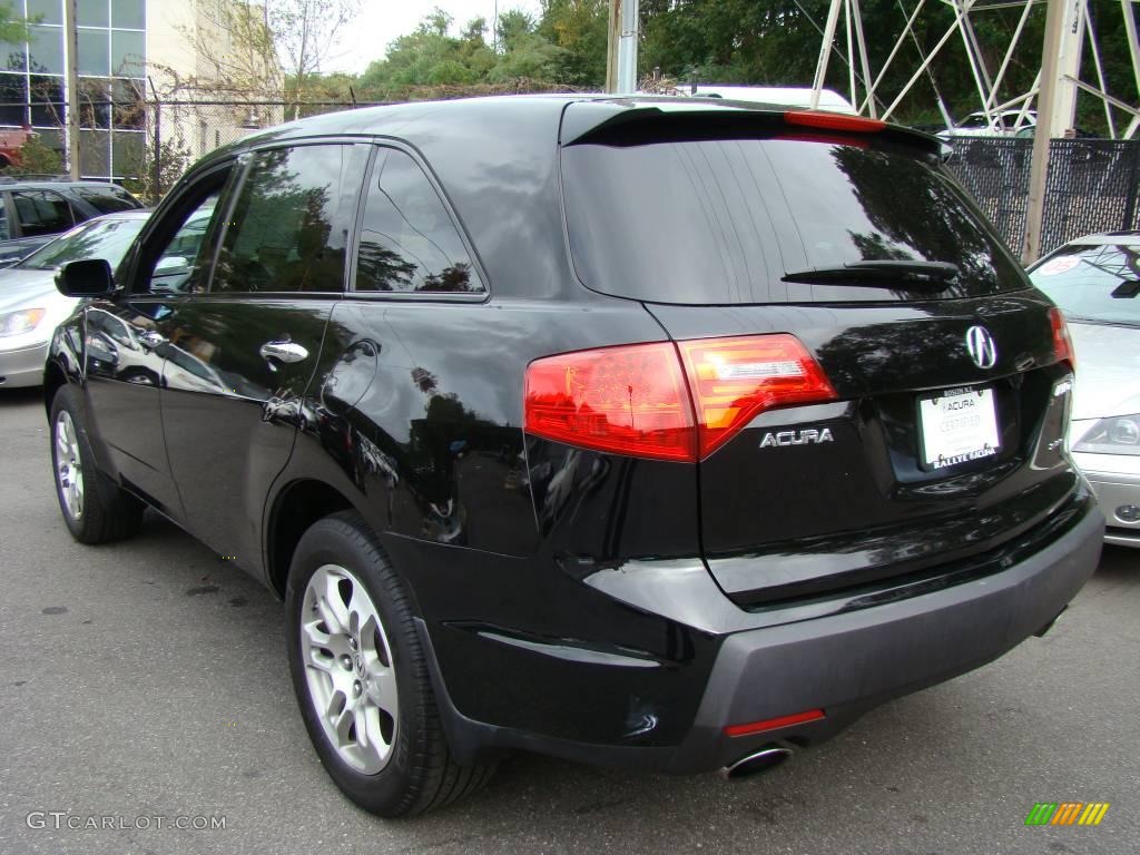2007 MDX Technology - Formal Black Pearl / Bordeaux photo #4