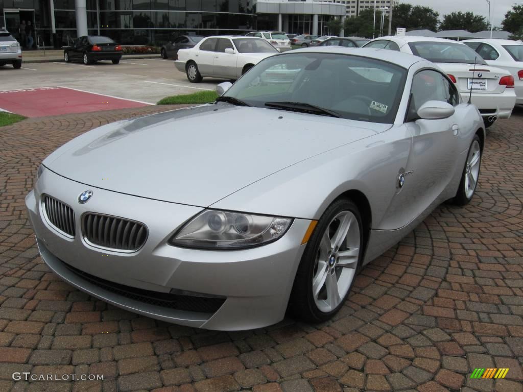 2008 Z4 3.0si Coupe - Titanium Silver Metallic / Black photo #3