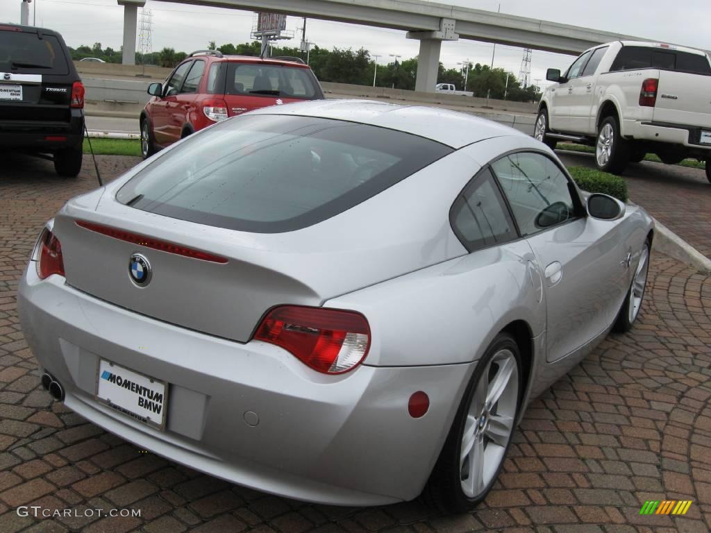 2008 Z4 3.0si Coupe - Titanium Silver Metallic / Black photo #7