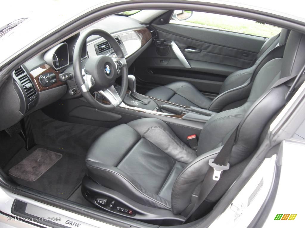 2008 Z4 3.0si Coupe - Titanium Silver Metallic / Black photo #13