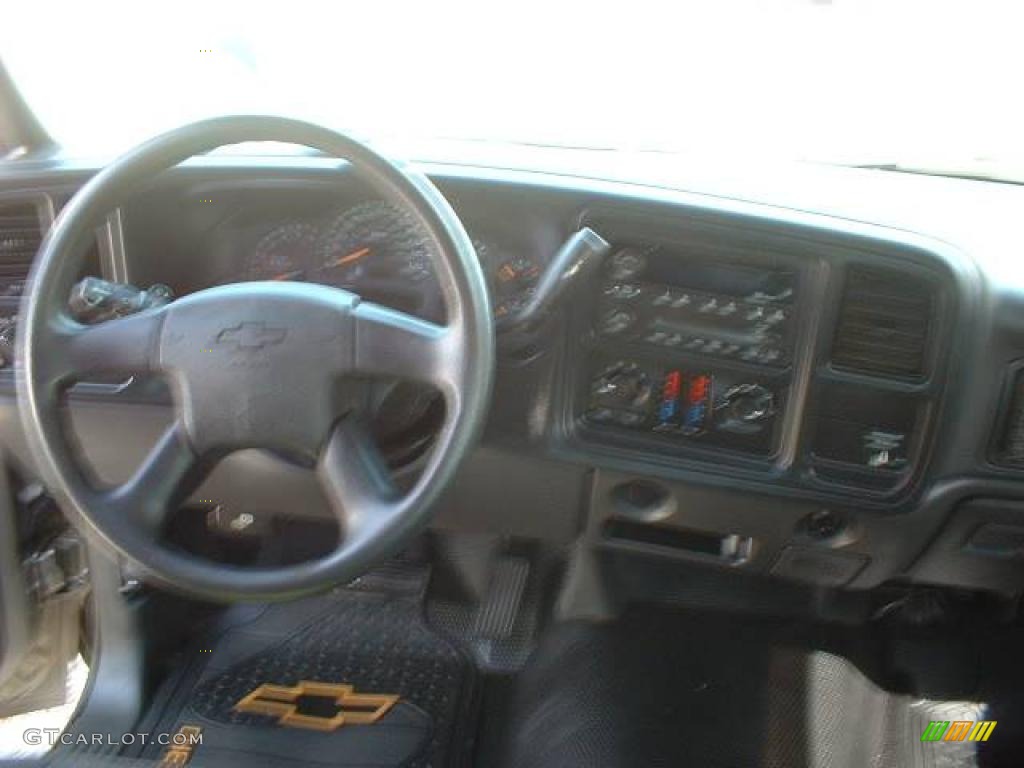 2003 Silverado 1500 LS Regular Cab - Light Pewter Metallic / Dark Charcoal photo #9