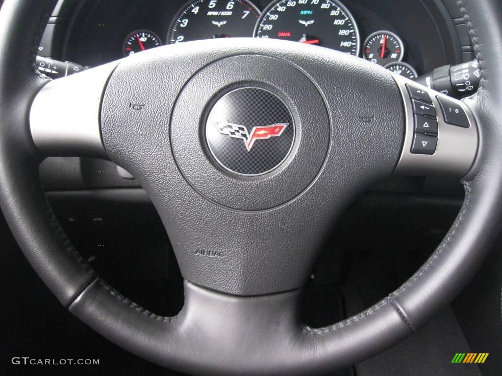 2008 Corvette Coupe - Black / Ebony photo #15