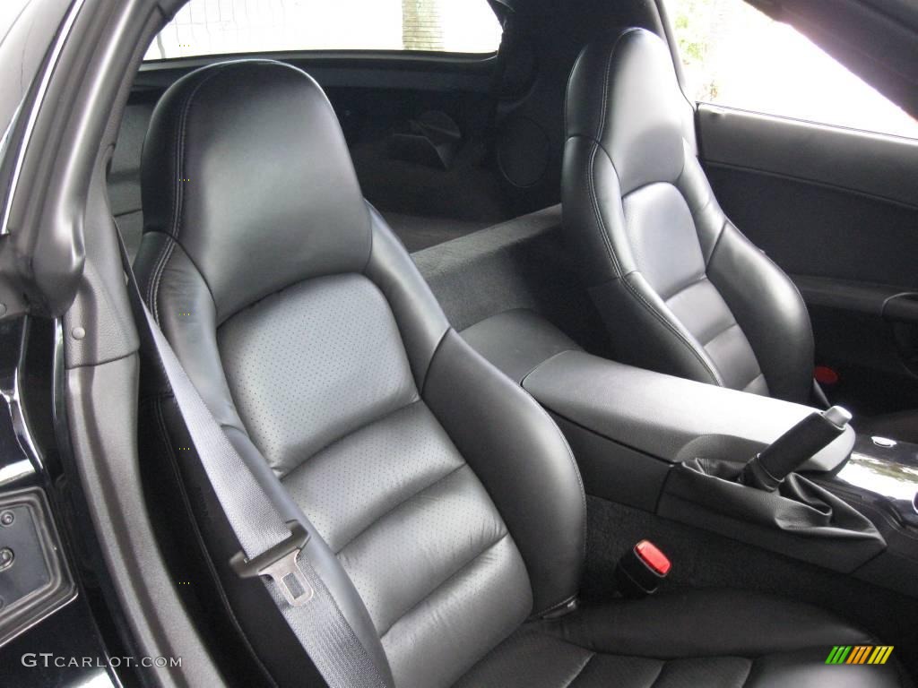 2008 Corvette Coupe - Black / Ebony photo #24