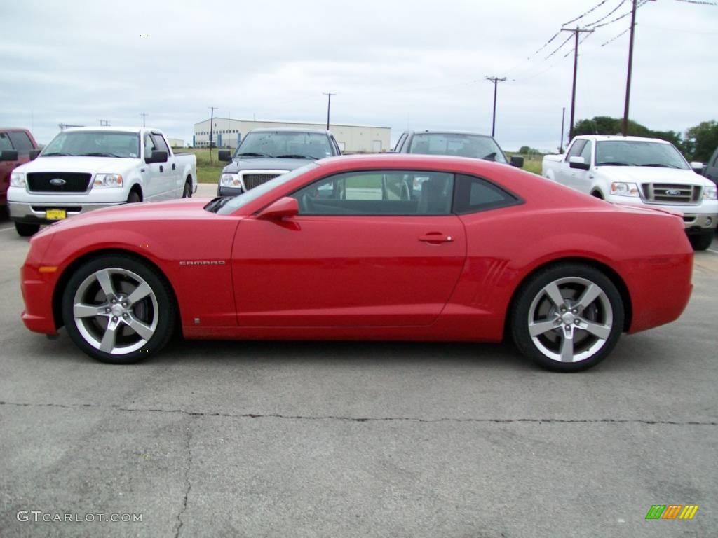 2010 Camaro SS Coupe - Victory Red / Gray photo #2
