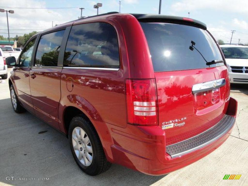 2010 Town & Country LX - Inferno Red Crystal Pearl / Medium Slate Gray/Light Shale photo #5