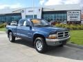 2002 Atlantic Blue Pearl Dodge Dakota SLT Club Cab 4x4  photo #1