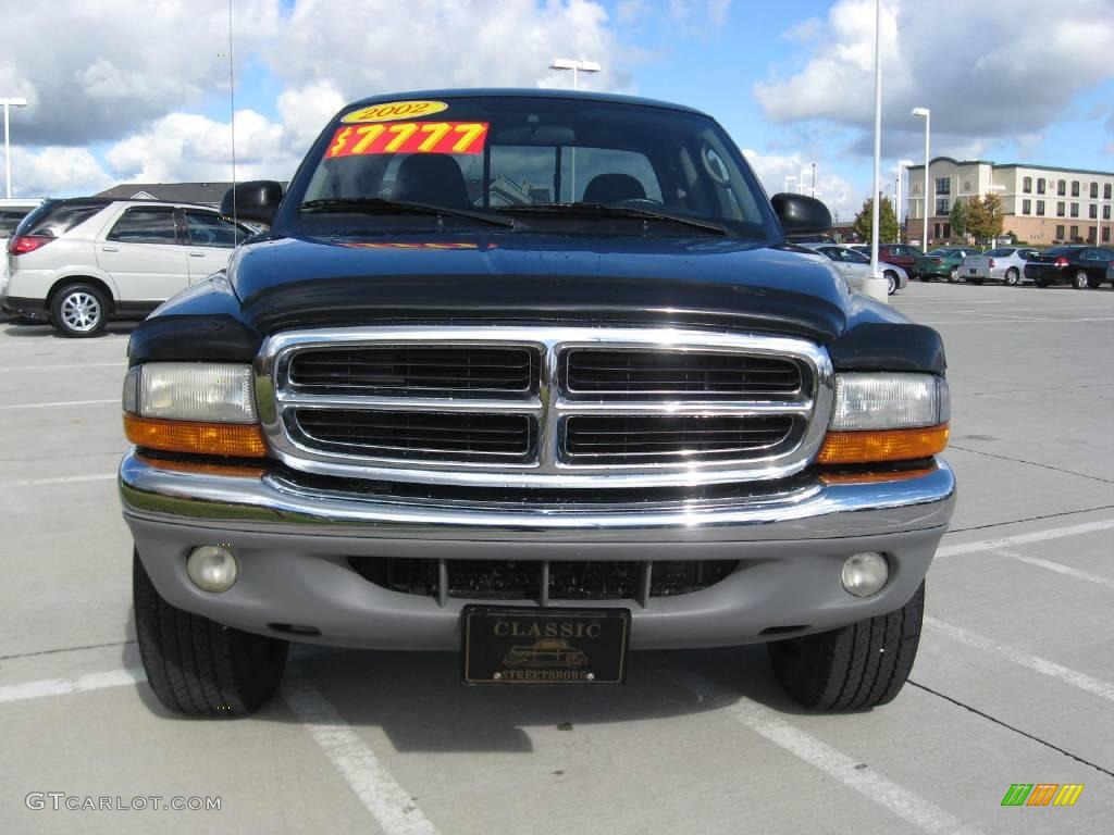 2002 Dakota SLT Club Cab 4x4 - Atlantic Blue Pearl / Dark Slate Gray photo #4