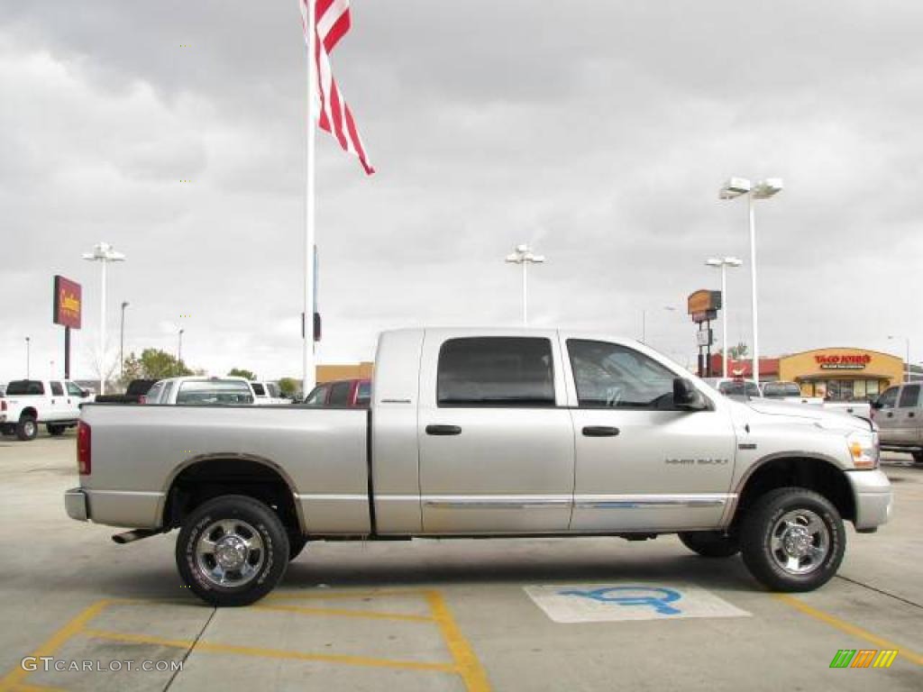 2006 Ram 1500 Laramie Mega Cab 4x4 - Bright Silver Metallic / Medium Slate Gray photo #5