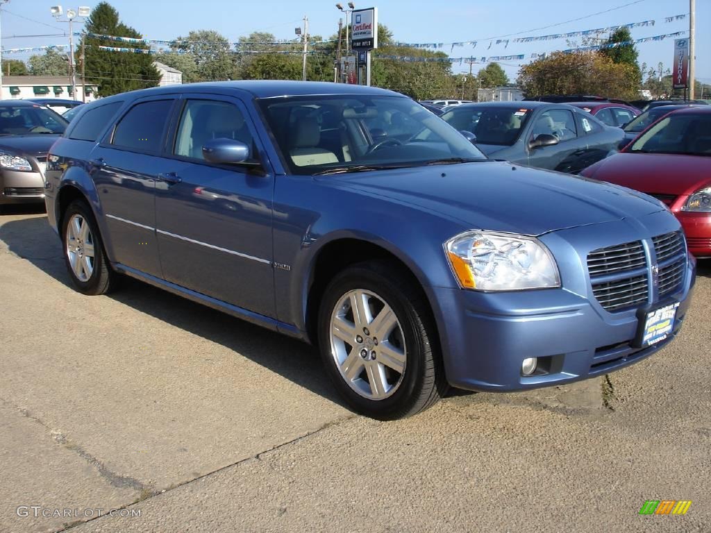 2007 Magnum R/T AWD - Marine Blue Pearl / Dark Slate Gray/Light Graystone photo #2