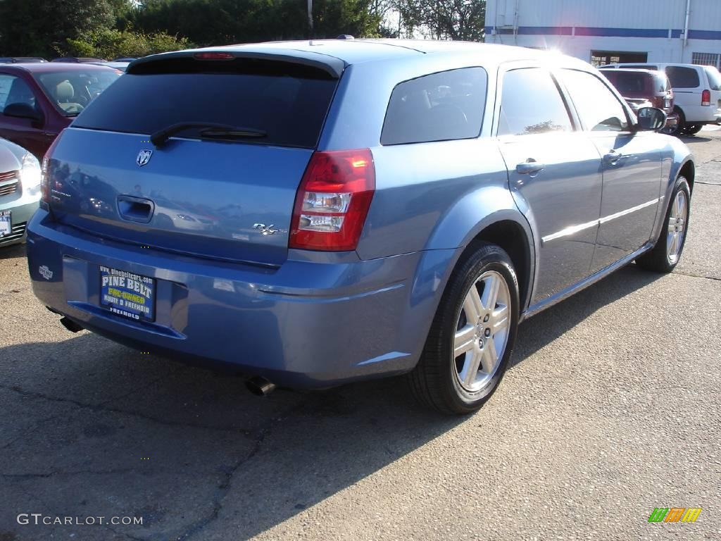 2007 Magnum R/T AWD - Marine Blue Pearl / Dark Slate Gray/Light Graystone photo #4