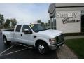 2008 Oxford White Ford F350 Super Duty Lariat Crew Cab Dually  photo #7