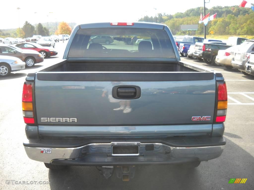 2006 Sierra 1500 SL Crew Cab 4x4 - Stealth Gray Metallic / Dark Pewter photo #3