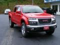 2010 Fire Red GMC Canyon SLE Crew Cab 4x4  photo #2
