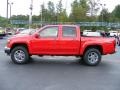 2010 Fire Red GMC Canyon SLE Crew Cab 4x4  photo #5