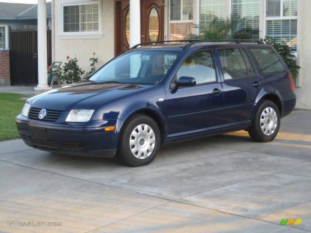 2003 Jetta GL TDI Wagon - Galactic Blue Metallic / Black photo #3