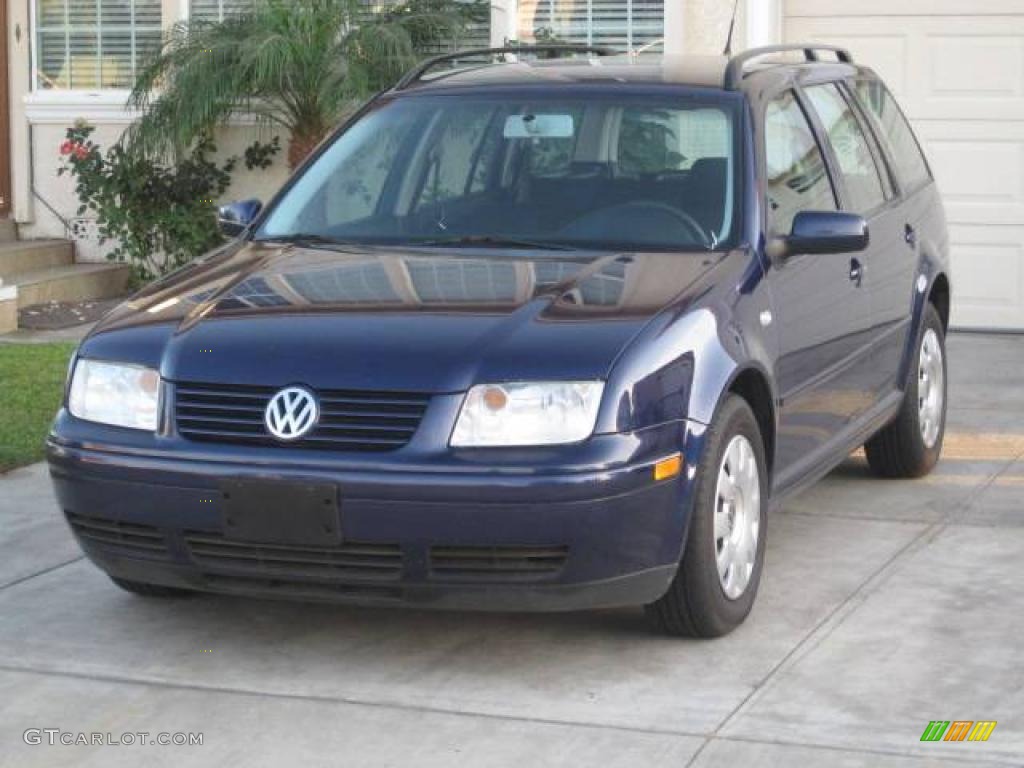 2003 Jetta GL TDI Wagon - Galactic Blue Metallic / Black photo #5