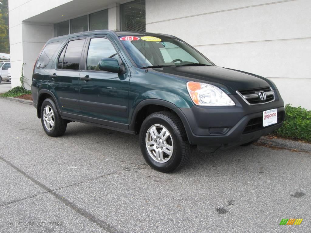 2004 CR-V EX 4WD - Clover Green Pearl / Saddle photo #1