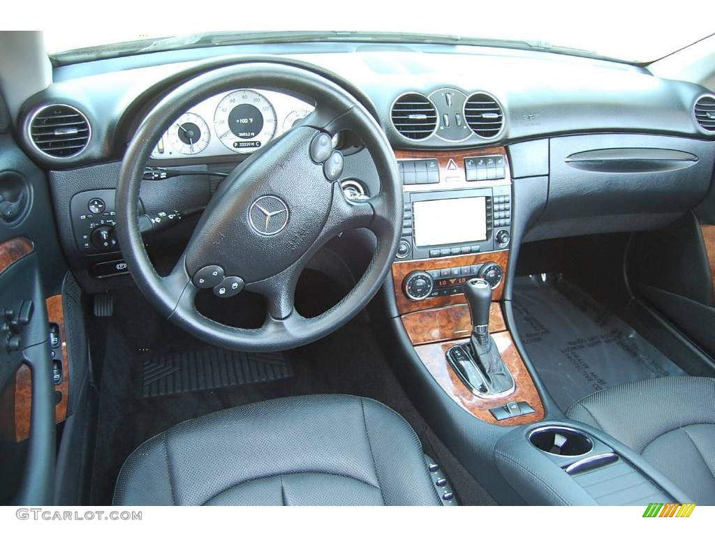 2006 CLK 500 Cabriolet - Diamond Silver Metallic / Black photo #6