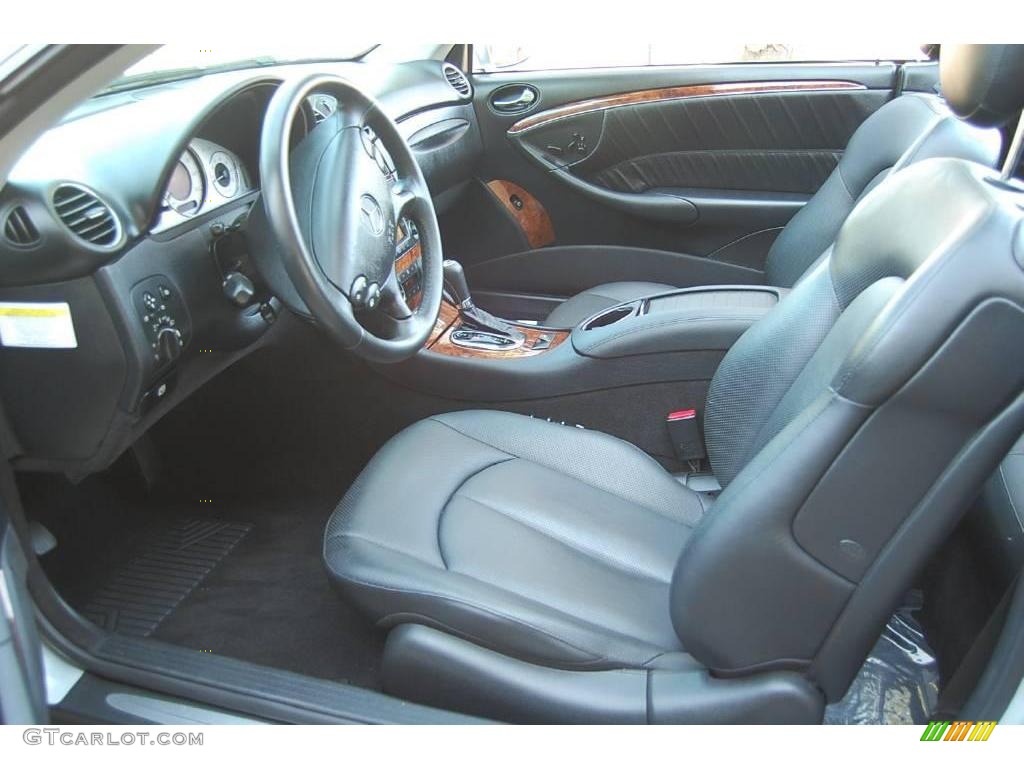 2006 CLK 500 Cabriolet - Diamond Silver Metallic / Black photo #7