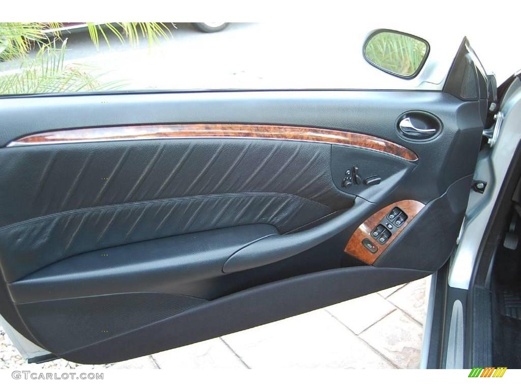 2006 CLK 500 Cabriolet - Diamond Silver Metallic / Black photo #9