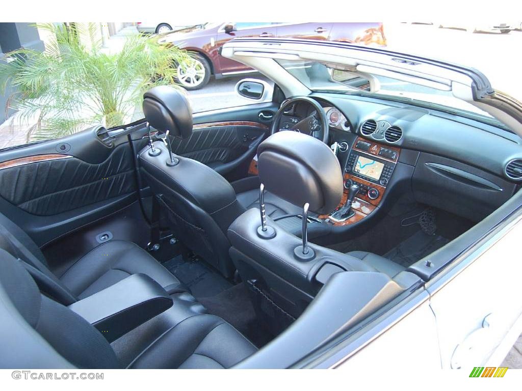 2006 CLK 500 Cabriolet - Diamond Silver Metallic / Black photo #14