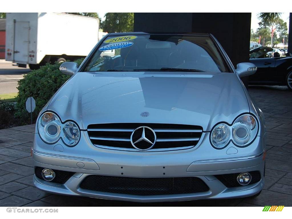 2006 CLK 500 Cabriolet - Diamond Silver Metallic / Black photo #19