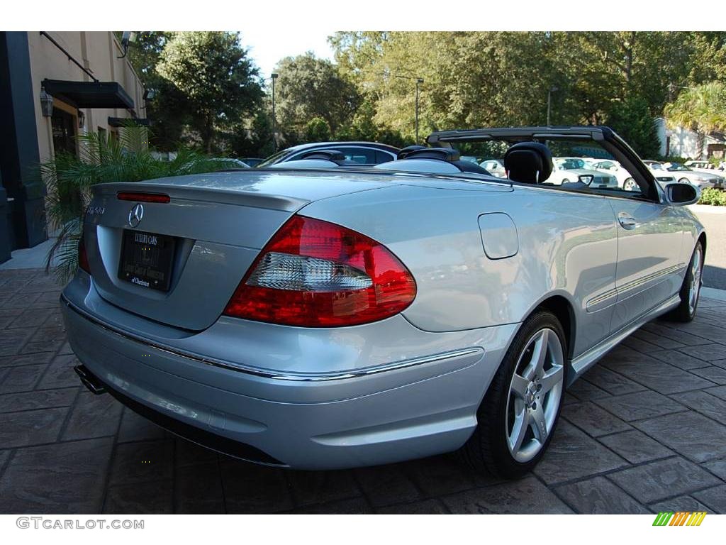 2006 CLK 500 Cabriolet - Diamond Silver Metallic / Black photo #20