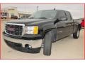 2008 Onyx Black GMC Sierra 1500 SLE Extended Cab 4x4  photo #1