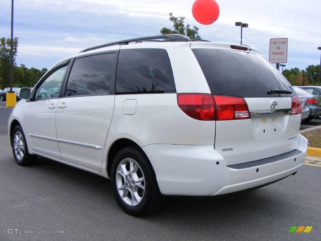 2005 Sienna XLE Limited - Natural White / Stone photo #4