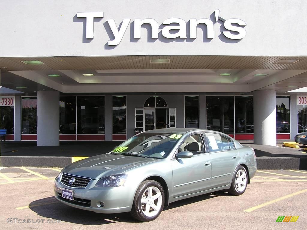 2005 Altima 3.5 SE - Mystic Emerald Green / Frost Gray photo #1