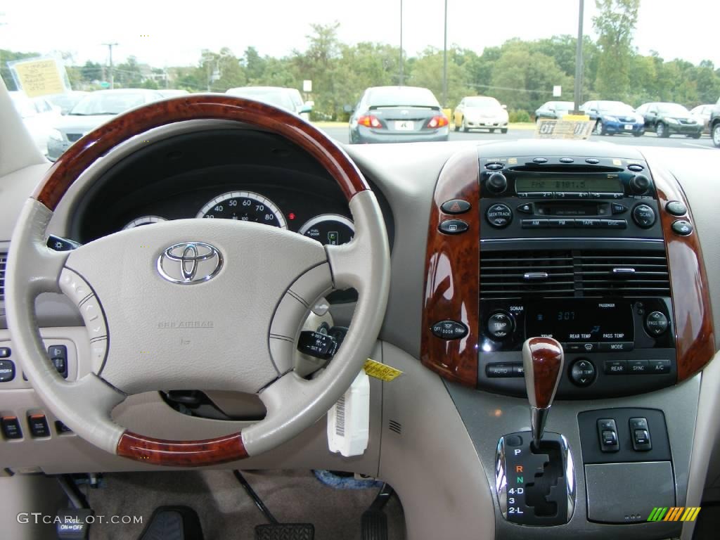 2005 Sienna XLE Limited - Natural White / Stone photo #12