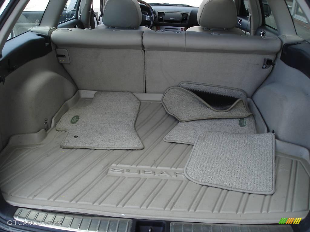 2005 Outback 3.0 R L.L. Bean Edition Wagon - Satin White Pearl / Taupe photo #18