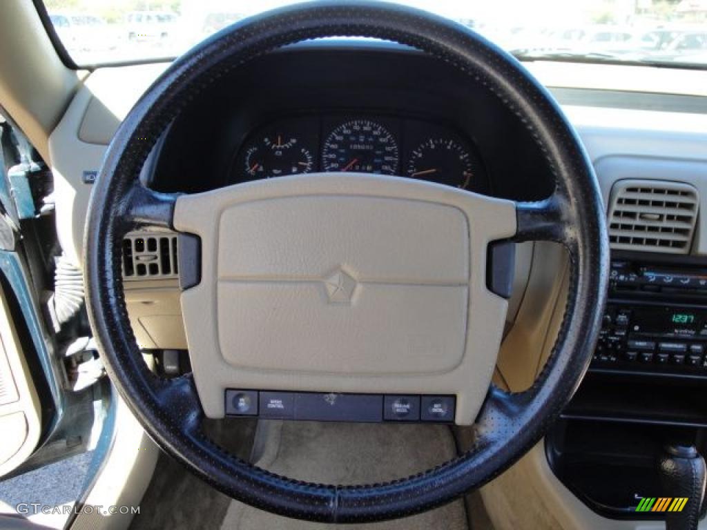 1993 Lebaron GTC Convertible - Emerald Green Pearl / Beige photo #16