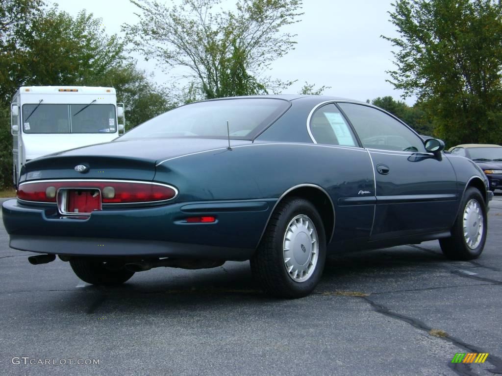 1996 Riviera Coupe - Majestic Teal Pearl / Medium Gray photo #7