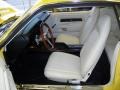 White 1972 Dodge Challenger Coupe Interior Color