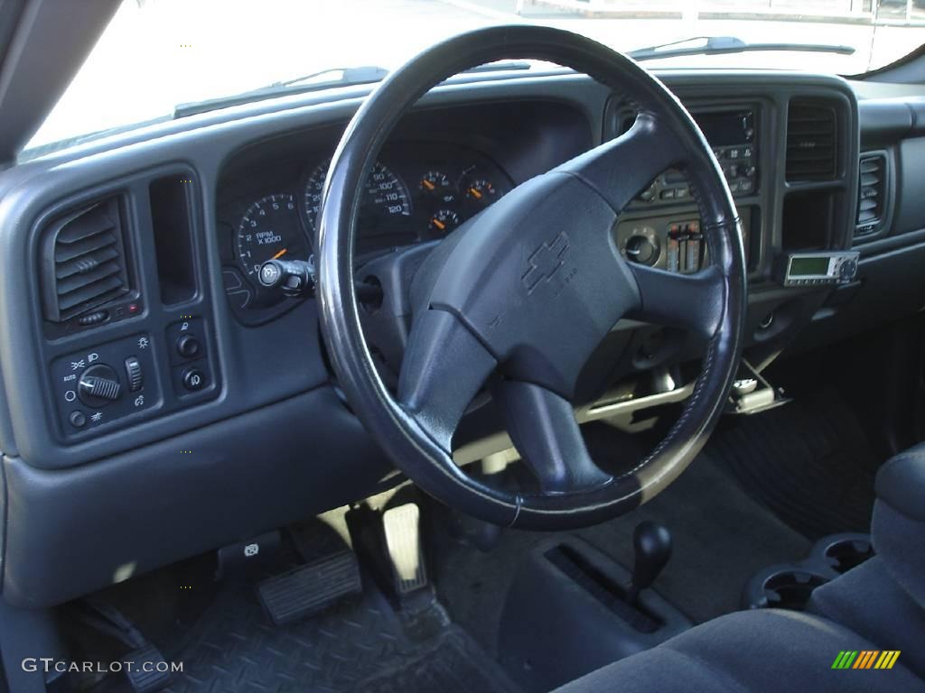 2005 Silverado 1500 Z71 Extended Cab 4x4 - Black / Dark Charcoal photo #3