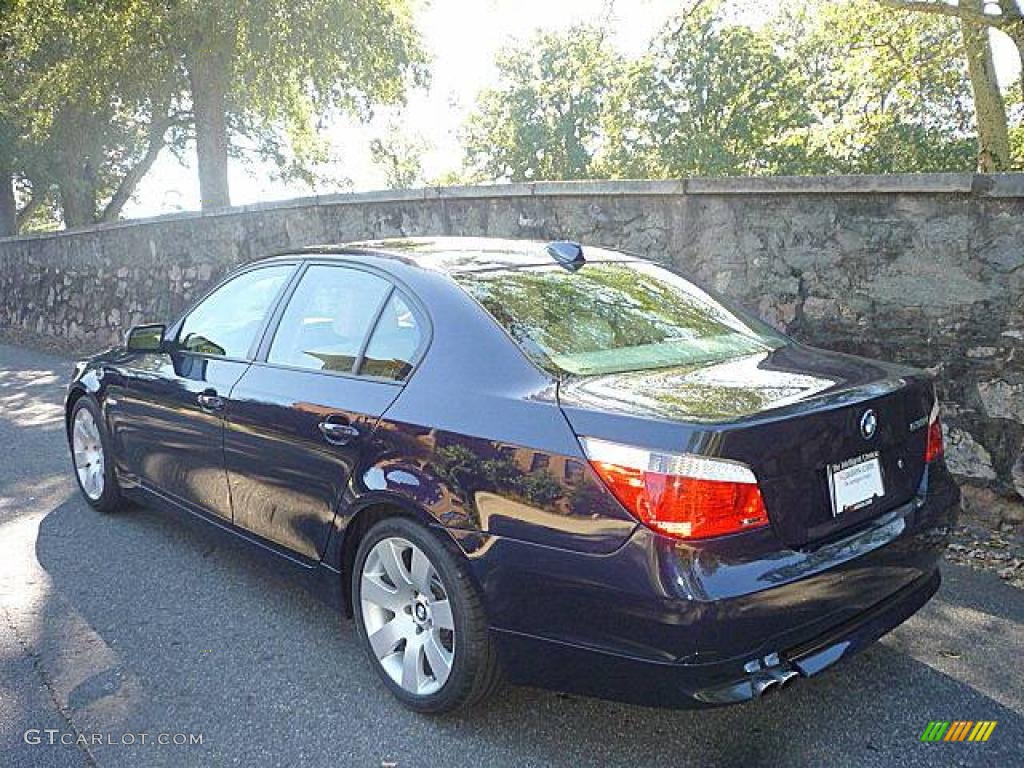 2006 5 Series 530i Sedan - Monaco Blue Metallic / Beige photo #3