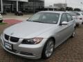 2007 Titanium Silver Metallic BMW 3 Series 335i Sedan  photo #3