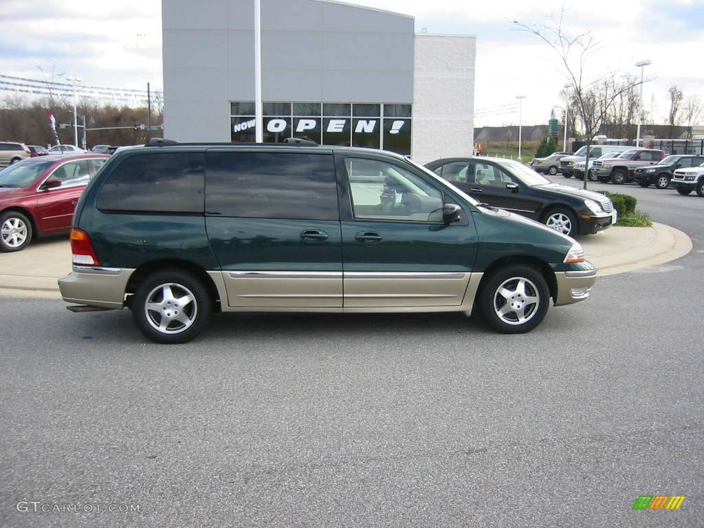 2000 Windstar SEL - Deep Emerald Green Metallic / Medium Parchment photo #1