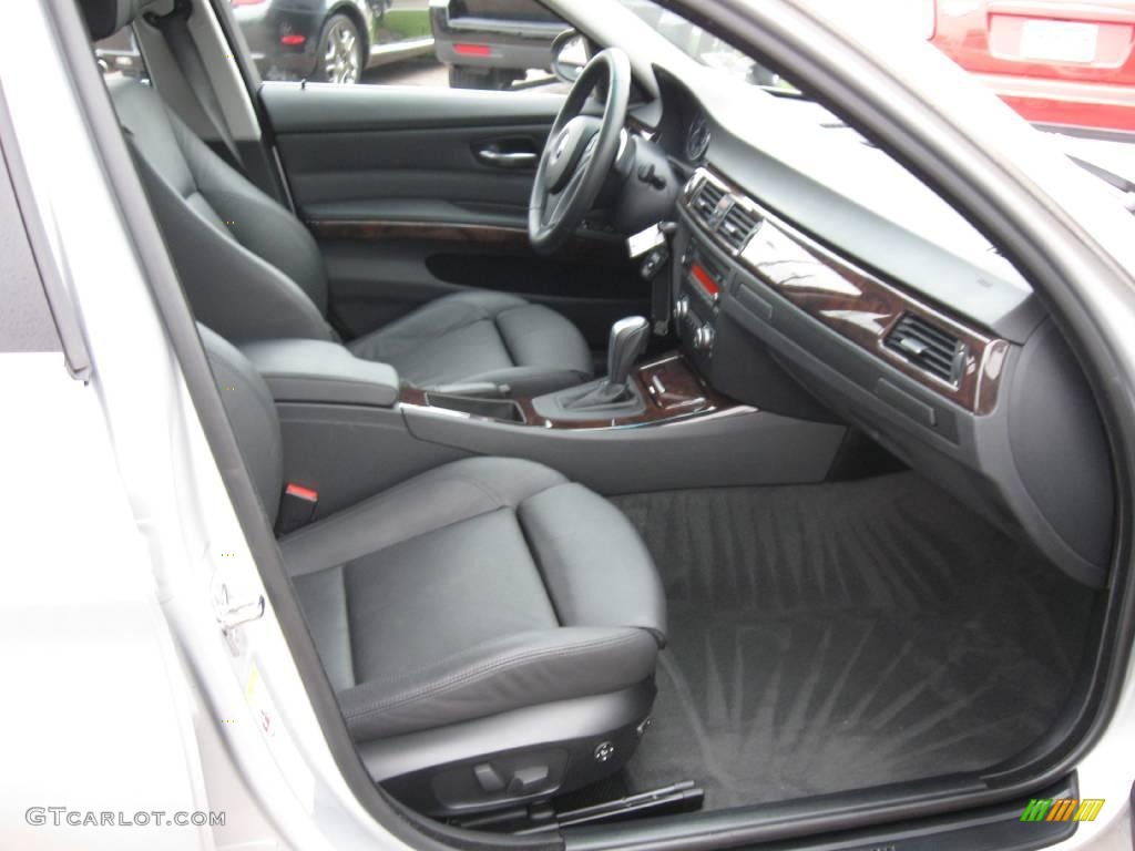 2007 3 Series 335i Sedan - Titanium Silver Metallic / Black photo #9