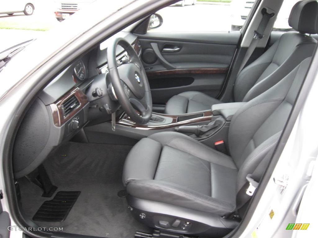 2007 3 Series 335i Sedan - Titanium Silver Metallic / Black photo #13