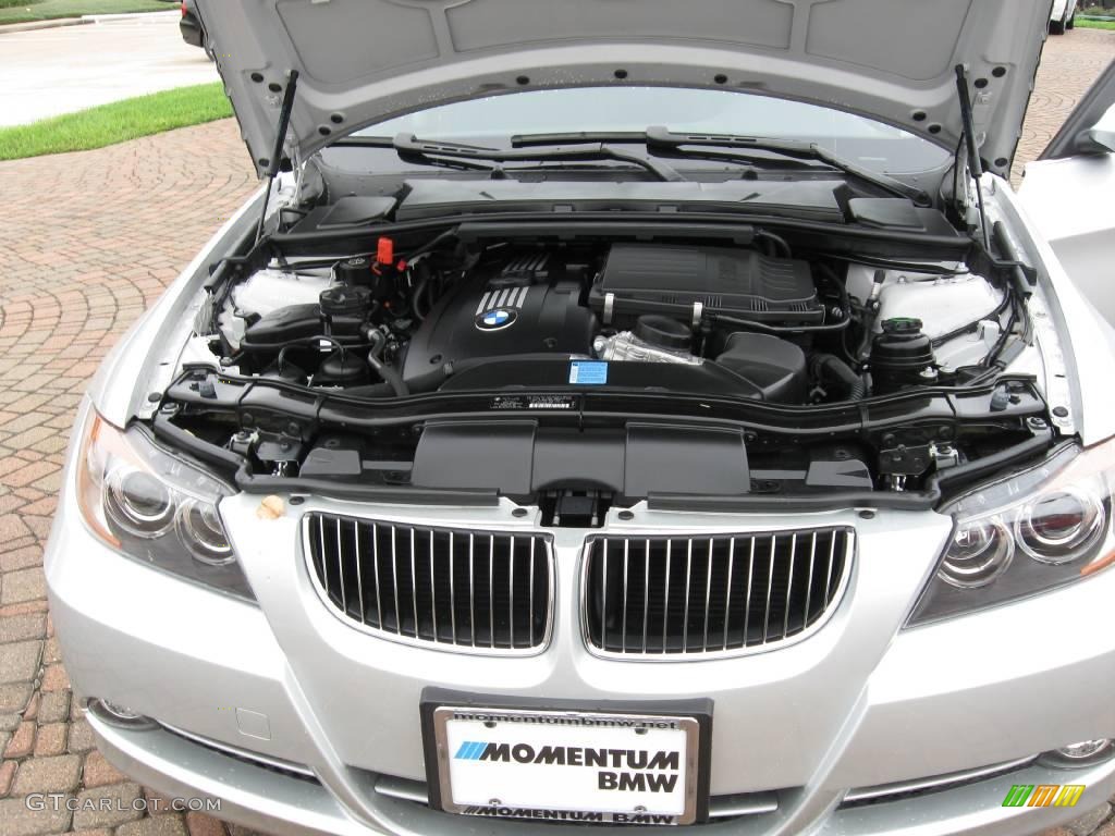 2007 3 Series 335i Sedan - Titanium Silver Metallic / Black photo #19