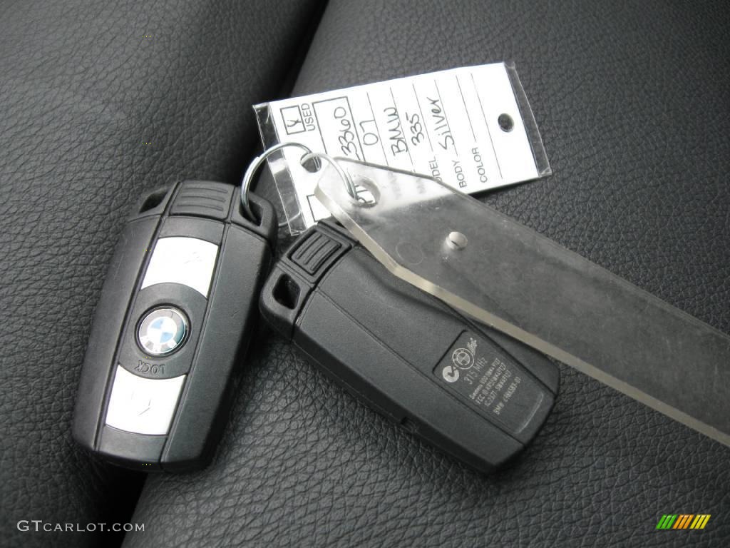 2007 3 Series 335i Sedan - Titanium Silver Metallic / Black photo #20