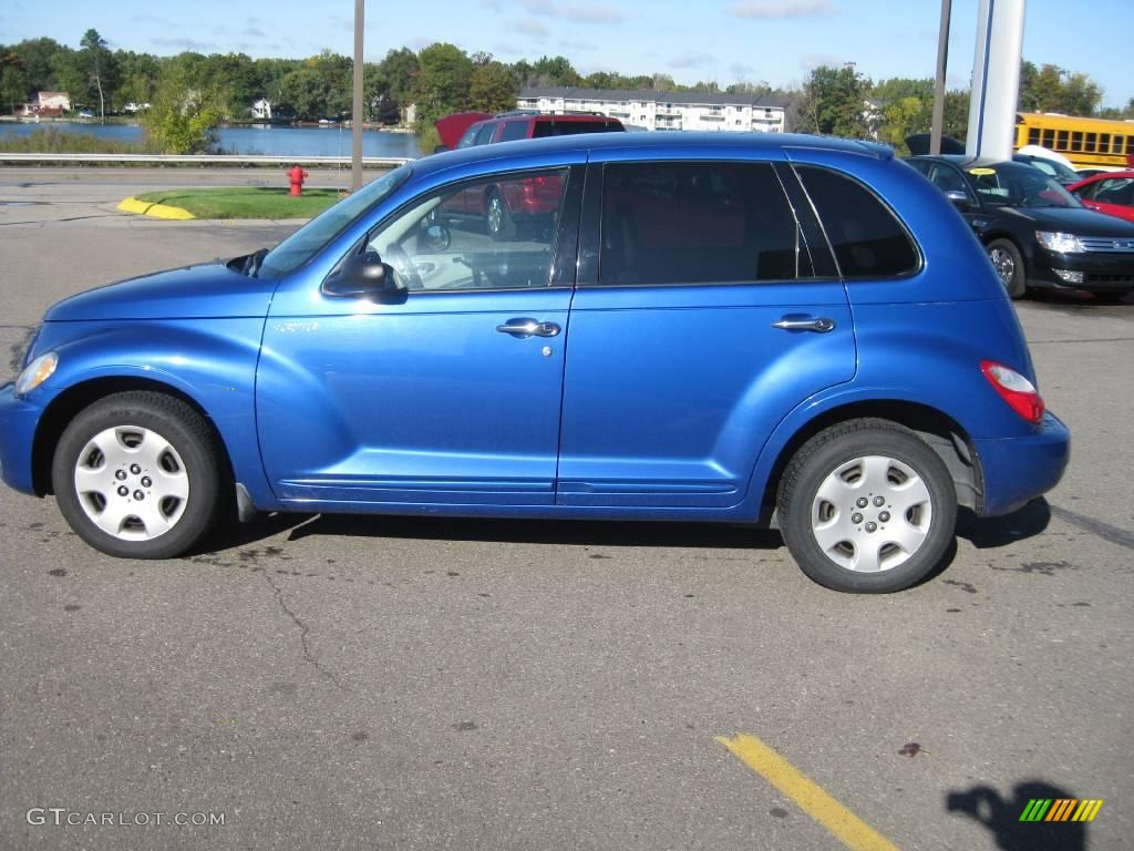 2006 PT Cruiser Touring - Electric Blue Pearl / Pastel Slate Gray photo #10